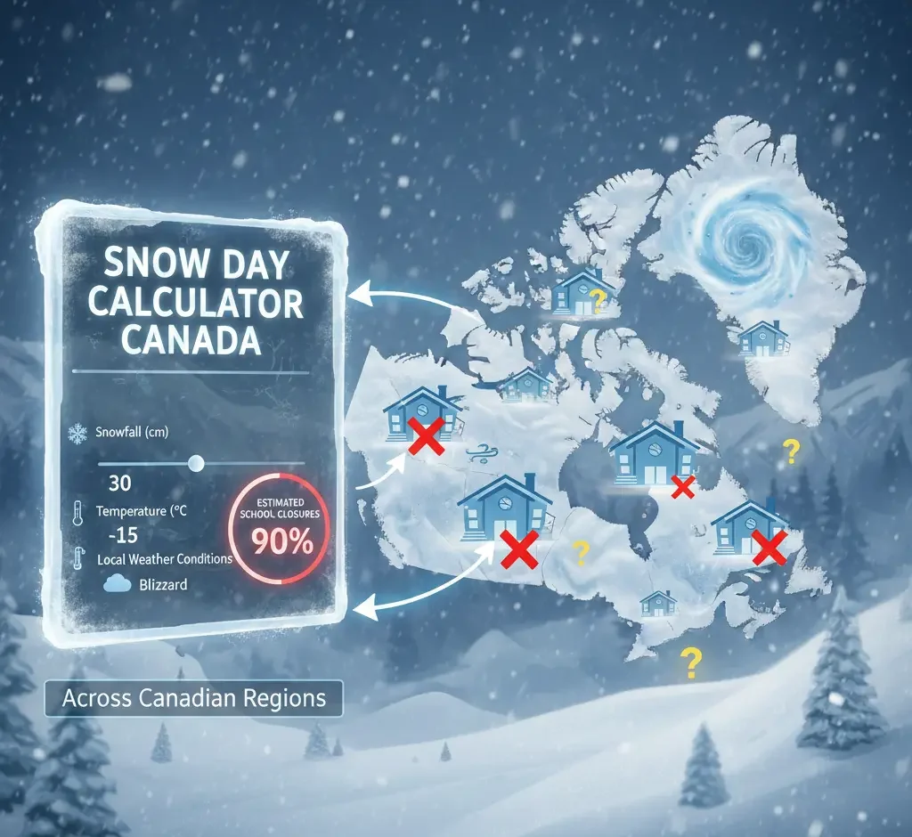 Snow Day Calculator Canada